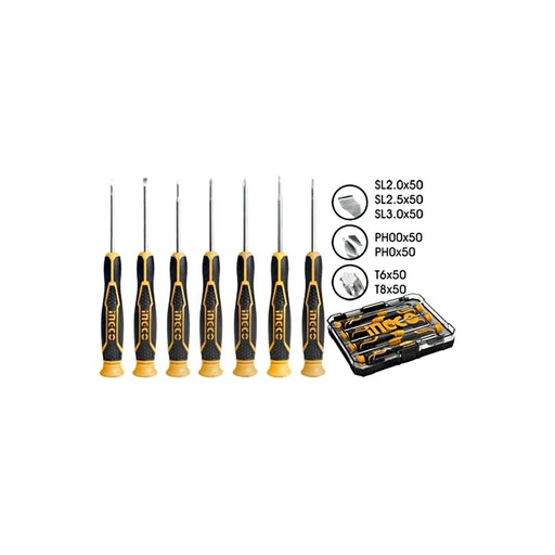 [61788] Set De Destornilladores De Precision 7pzs HKSD0718