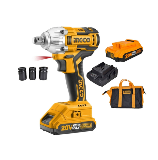 [72330] Llave De Impacto 1/2 (P20S) 20V Industrial + Agregados