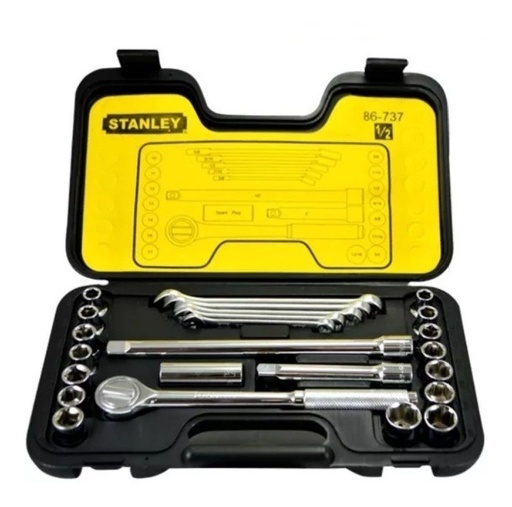 [15124] Jgo. 25 Pzas.Tubos Y Llaves Stanley 86736