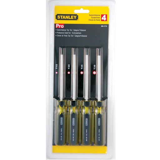 [14302] Jgo. De 4 Destorn. Stanley Handyman Torx(64557)