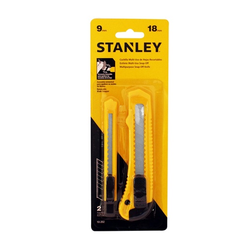 [14195] Jgo.2 Cuchilla Stanley Retractil(Hoja 9 Y18)10-202