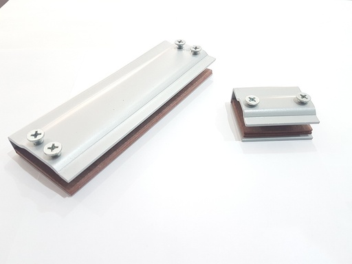 [15396] Soporte P/Puerta Aluminio Pulido Cd7096
