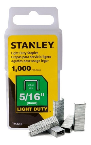 [14406] Caja De 1000 Grampas Stanley Tra205 5/16