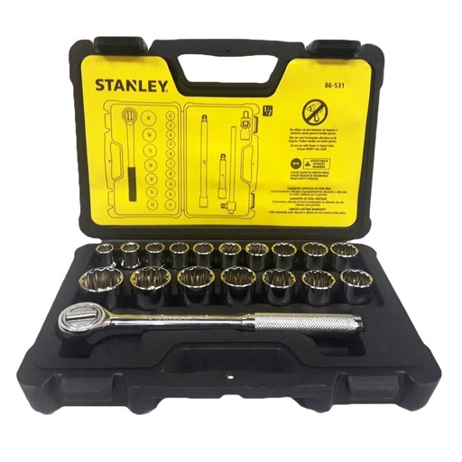 [15111] Jgo. Tubos Y Accesorios 23 Piezas Stanley  (86209)