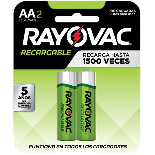 [52396] Pila Recargable Rayovac AA $ X C/U    LD715-2LA