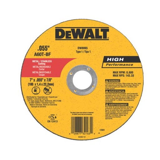 [55751] Disco De Corte DW8051 115x1.6