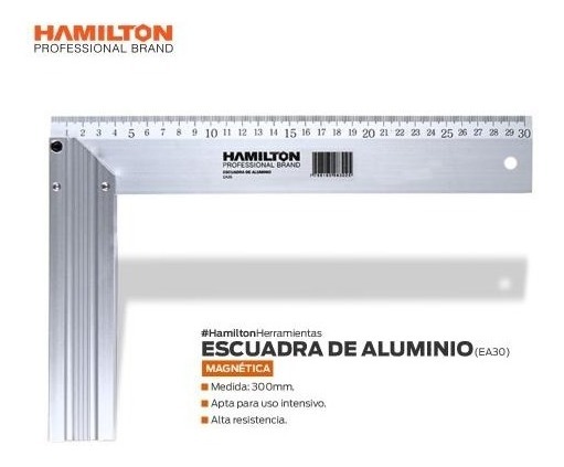 [33783] Escuadra De Aluminio 30Cm