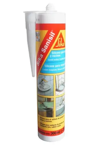 [360] Sanisil  Transp - Silicona Baños Y Cocinas Cartucho X 300Ml