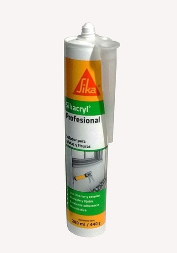 [53785] Sikacryl  Profesional Cartucho 280 ml/440 g Blanco