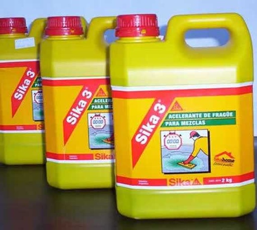 [324] Sika 3 - Acelerante De FragüE Para Mortero Bidon X 2Kg.