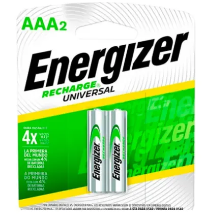 [76023] Pila Recargable AAA Energizer ($ x Unid) Blister x 2