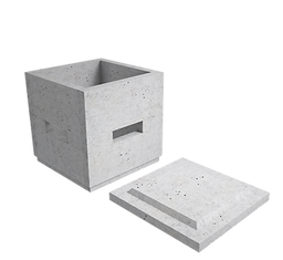 [73405] Tapa O Base De Ø110  Premoldeado Hormigon