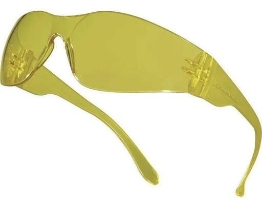[67448] Anteojos Policarbonato Antirayas UV400 Amarillos  BRAVA2