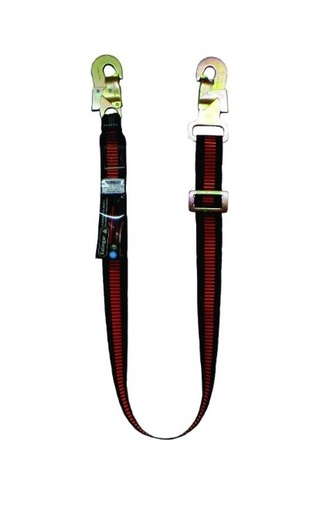[67647] Cabo De Vida Anticaida Cinta Plana 1.5mts  Y Mosqueton 18mm