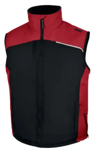 [67682] Chaleco Antifrio Negro C/Rojo TALLE L **
