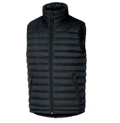 [69639] Chaleco Antifrio Negro C/Rojo TALLE M