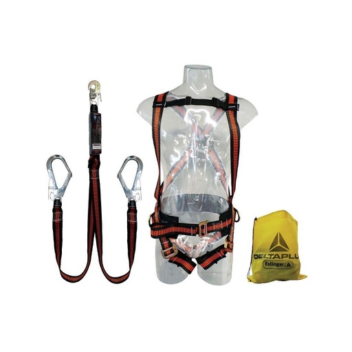 [67646] Kit Constructor Anti Caidas -Arnes 3 Arg +Cabo Antic+Bolsa