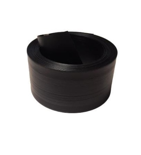 [75067] Delimitador De Cesped Negro 10cm X 1.4mm X 20 Mts