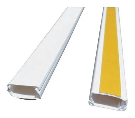 [73467] Cable Canal 20x10 Blanco Adhesivo "Premium" $ X Mt