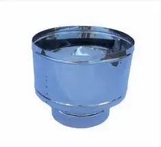 [69875] Sombrero Acero Inoxidable 6" P/Estufa A Leña