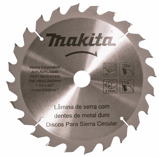 [64155] Hoja De Sierra Circular D-19043