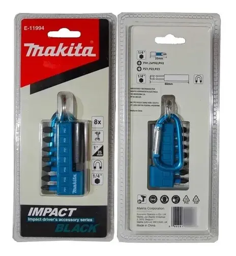 [69531] Set Impacto Black 8 Piezas E-11994