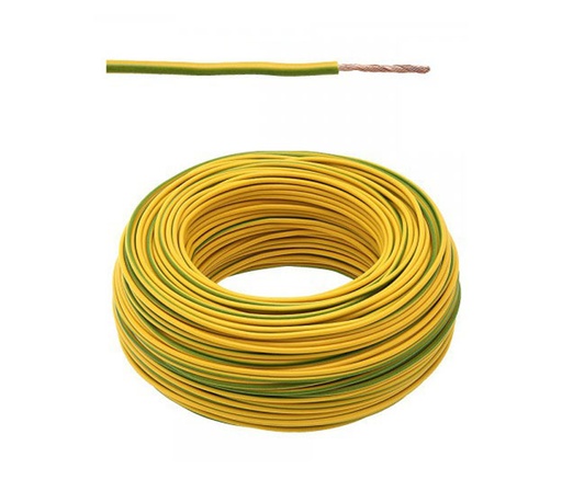 [18936] Cable 1X1.5 Normalizado Verde Y Amarillo