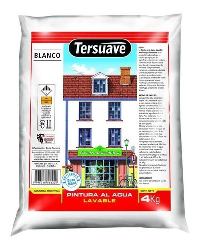 [22610] Pintura En Polvo Tersuave Color Concentrado X 4 Kg