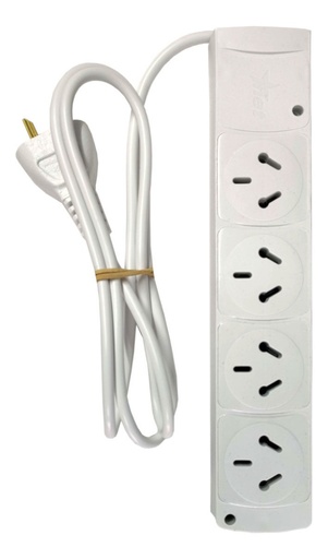 [67824] Prolongador 4T Multinorma Tecla Cable 1.5m Interrup Comun