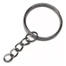 [74758] Argolla Llave N°50 Niqueladas $ x Unid.