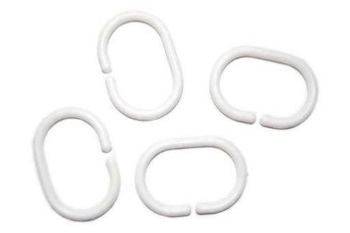 [46462] Ganchos Para Cortina Baño X 12