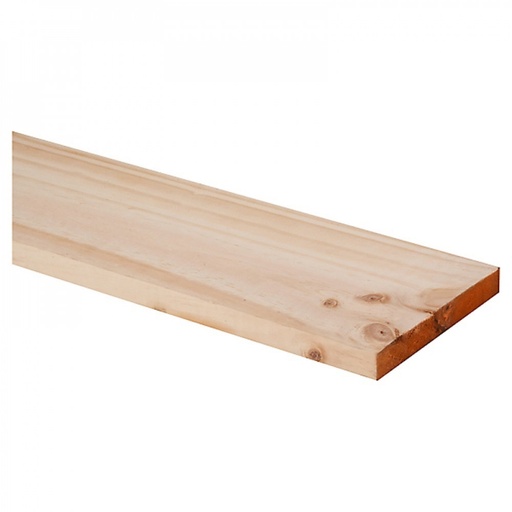 [75356] Pino Cepillado 1"x 6x10   $ X Liston Sin Embolsar