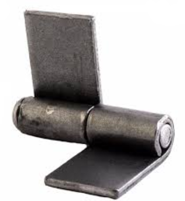 [53182] Bisagra Ficha Herrero 60 Mm 40/40 De 5mm H° Pulido