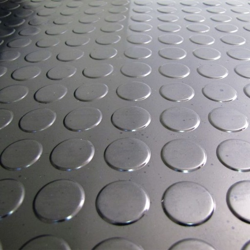 [60399] Piso PVC Moneda 1,2mts Esp. 3mm Gris X Metro (Rollo10mts)