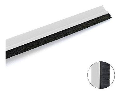 [60412] Zocalo Rigido PVC Blanco Con Cepillo