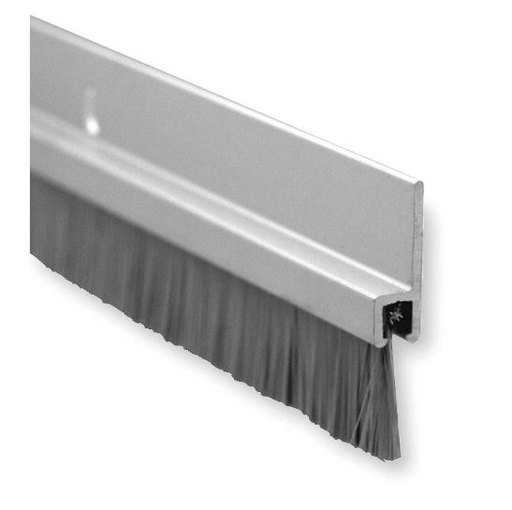 [60414] Zocalo Rigido PVC Negro Con Cepillo