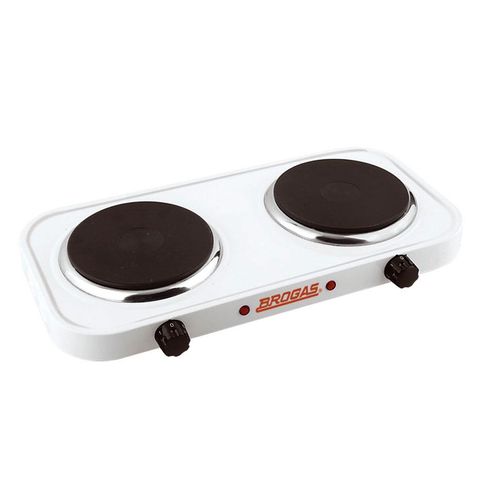 [61702] Anafe Electrico 2 Hornalla  Importado Negro