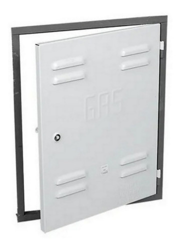 [65538] Puerta Chapa Para Gas 45x65  Marco Plastico Reforz