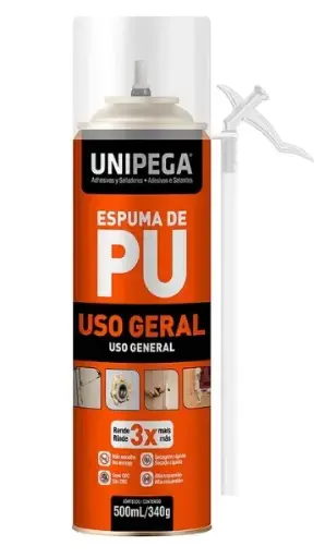 [67187] Espuma De PU 500ml/340gr Uso General Unipega