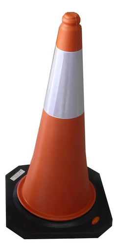 [70490] Cono Semiflexible Naranja 100 Cm C/Reflec 30593/I