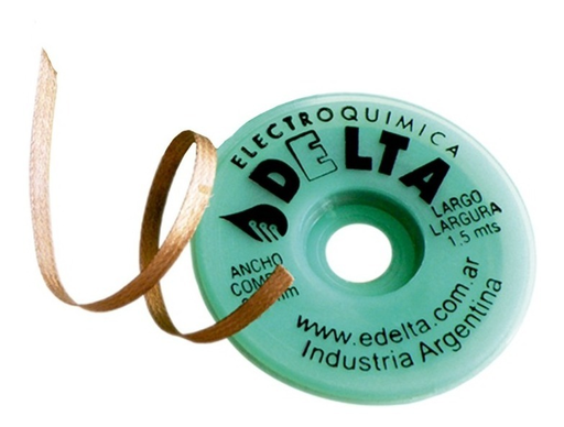 [72277] Malla Desoldante D/Cobre 2.5mm X 1.5m