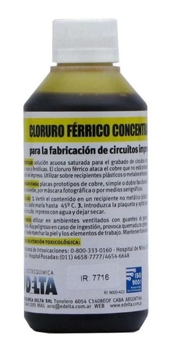 [72279] Cloruro Ferrico Envase X 250cc