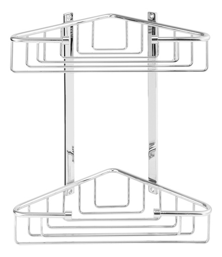[72991] Esquinero Doble Cromado 280x410x240