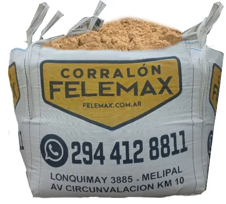 [75935] Bolson De 1m3 De  Arena Rubia De Río