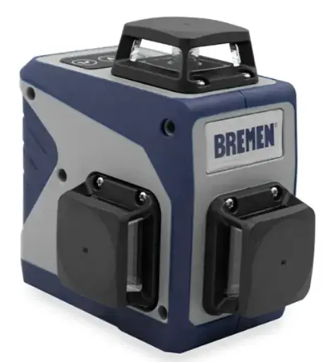 [75950] Nivel Laser De Linea 3 x 360° Luz Verde [3 Planos] BREMEN®