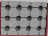 [76105] Baldoson Perforado Redondo 48x65x6