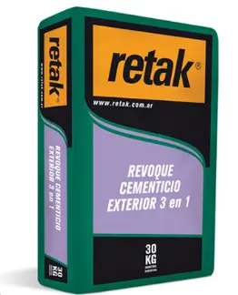 [75754] Revoque Cementicio Exterior (30kg) Retak® ST00208