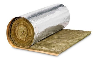[65301] Lana Mineral C/Aluminio 25mm 40kg/M3  $xM (Rollo 1.2x12.5M)