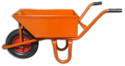 [39254] Carretilla Especial R/Neumatica Naranja  70L