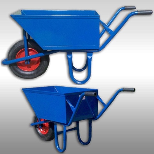 [39256] Carretilla Super R/Neumatica Azul  80L